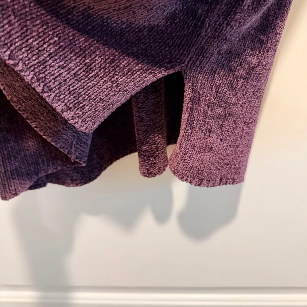 Jones New York Derp Purple Chenille Sweater